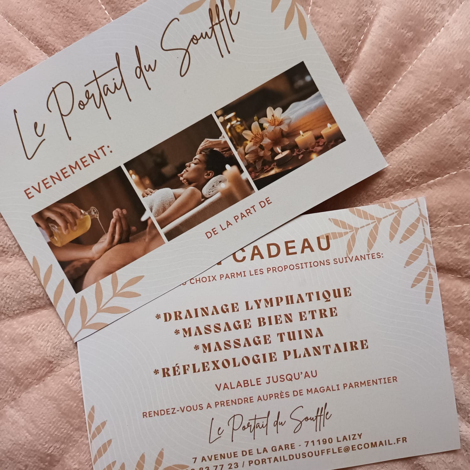 Bon cadeau Le Portail du Souffle